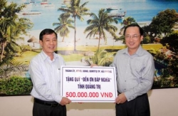 Thành phố Hải Phòng trao tặng 500 triệu đồng cho quỹ “Đền ơn đáp nghĩa” tỉnh Quảng Trị