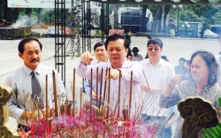 Bộ trưởng Bộ Tài chính Đinh Tiến Dũng tri ân các anh hùng, liệt sỹ tại Quảng Trị