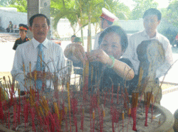 Hoạt động của Phó Chủ tịch nước Nguyễn Thị Doan tại Quảng Trị